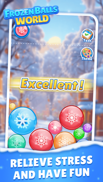 Frozen Balls World - عکس بازی موبایلی اندروید