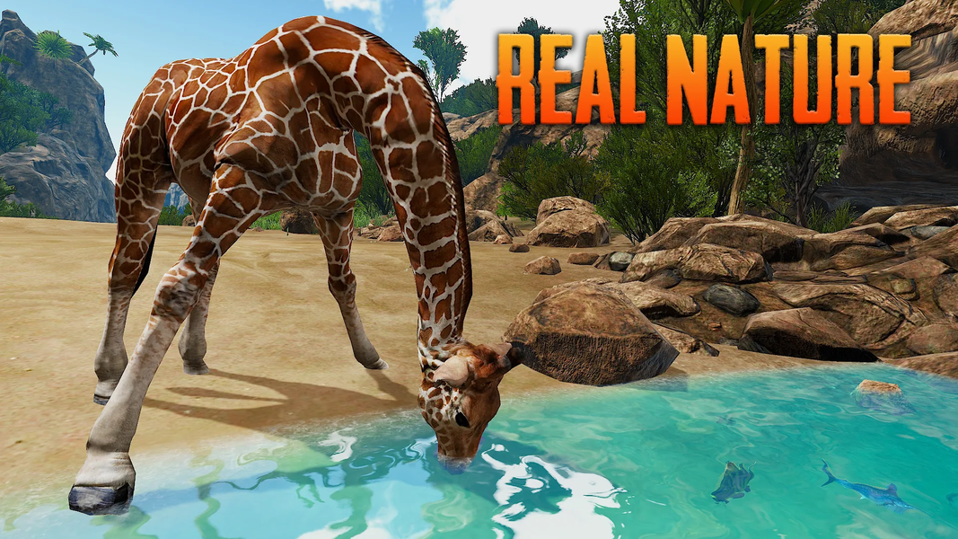 The Giraffe - Animal Simulator - عکس بازی موبایلی اندروید