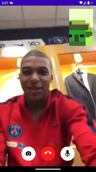 Mbappe Fake Video Call - عکس برنامه موبایلی اندروید