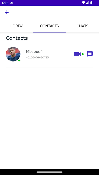 Mbappe Fake Video Call - Image screenshot of android app