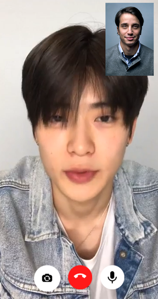 NCT Fake Chat & Video Call - عکس برنامه موبایلی اندروید