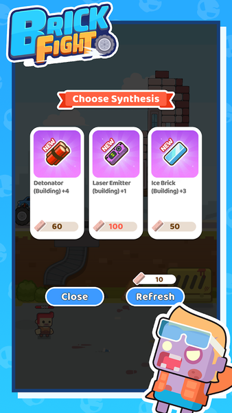 Brick Fight - Gameplay image of android game