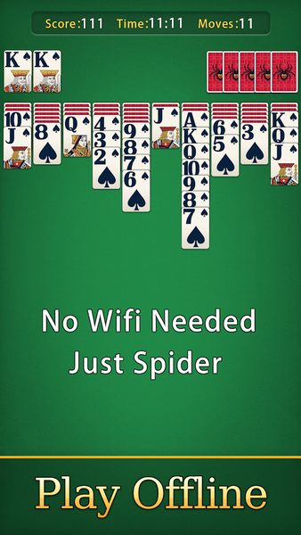 Spider Solitaire Card Games - عکس بازی موبایلی اندروید