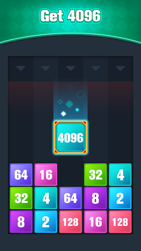 2048 Merge: Number Puzzle Game - Gameplay image of android game