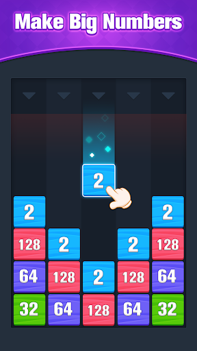 2048 Merge: Number Puzzle Game - Gameplay image of android game