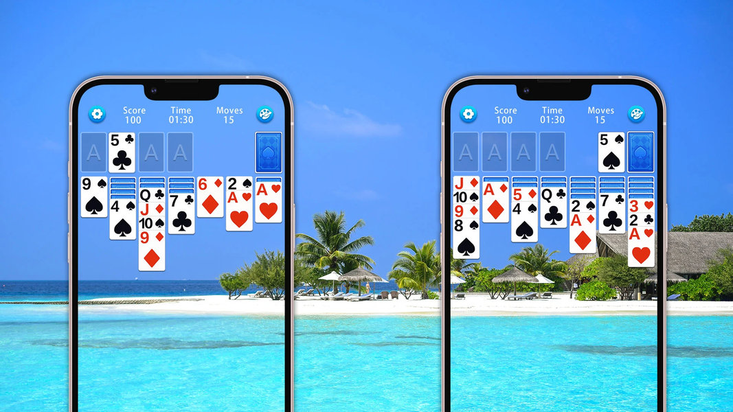 Solitaire - Gameplay image of android game