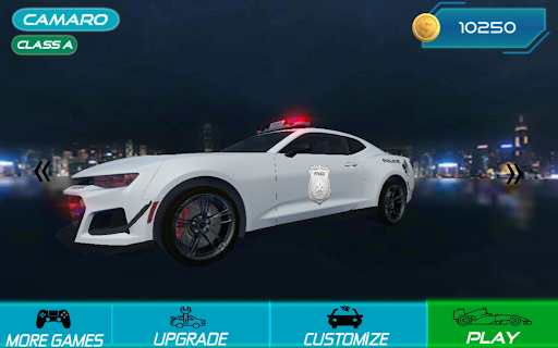 American Camaro Police Car Game: Police Games 2021 - Image screenshot of android app