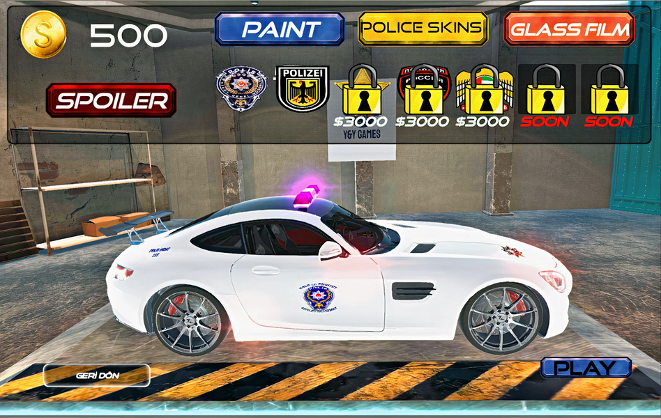 Mercedes AMG GT : Police Games - عکس بازی موبایلی اندروید