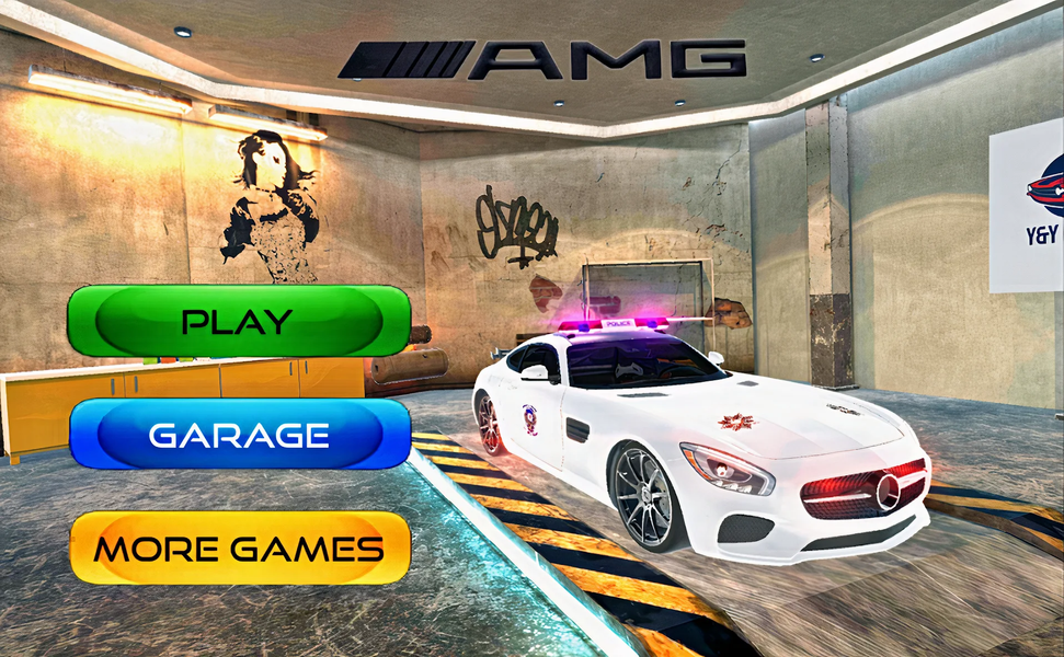 Mercedes AMG GT : Police Games - عکس بازی موبایلی اندروید