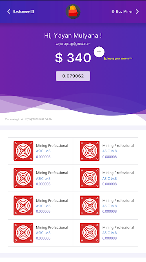 BTC Pool Miner - Cloud Mining - Image screenshot of android app