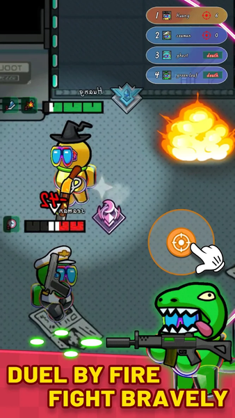 Pixel Space Gunfight World - Gameplay image of android game