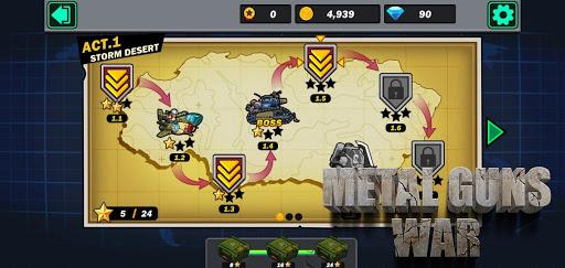 Metal Guns war - Image screenshot of android app