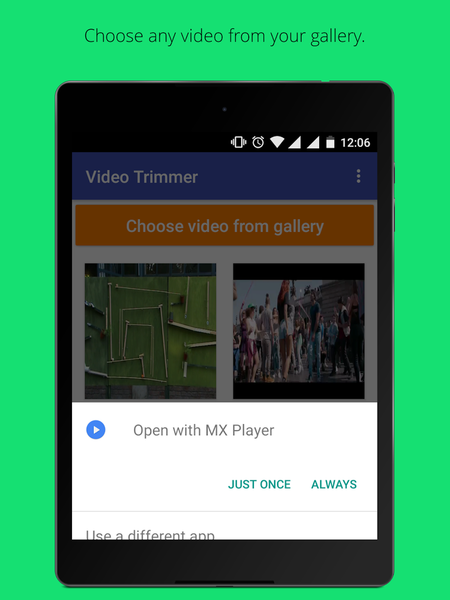 Video Trimmer - Image screenshot of android app