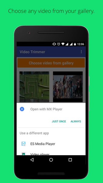 Video Trimmer - عکس برنامه موبایلی اندروید
