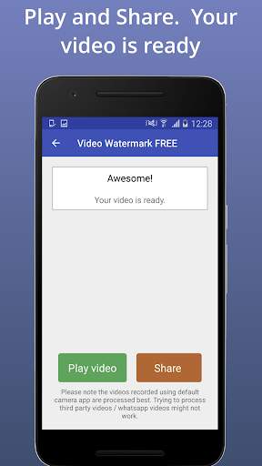 Video Watermark - Image screenshot of android app