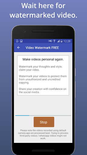 Video Watermark - Image screenshot of android app