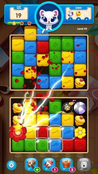 Pop Blocks: Cube Blast - Gameplay image of android game