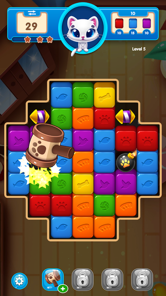 Pop Blocks: Cube Blast - Gameplay image of android game