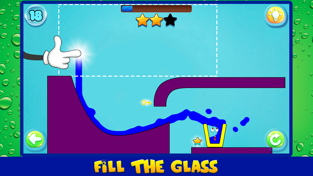 Water Draw: Physics Puzzle - عکس بازی موبایلی اندروید
