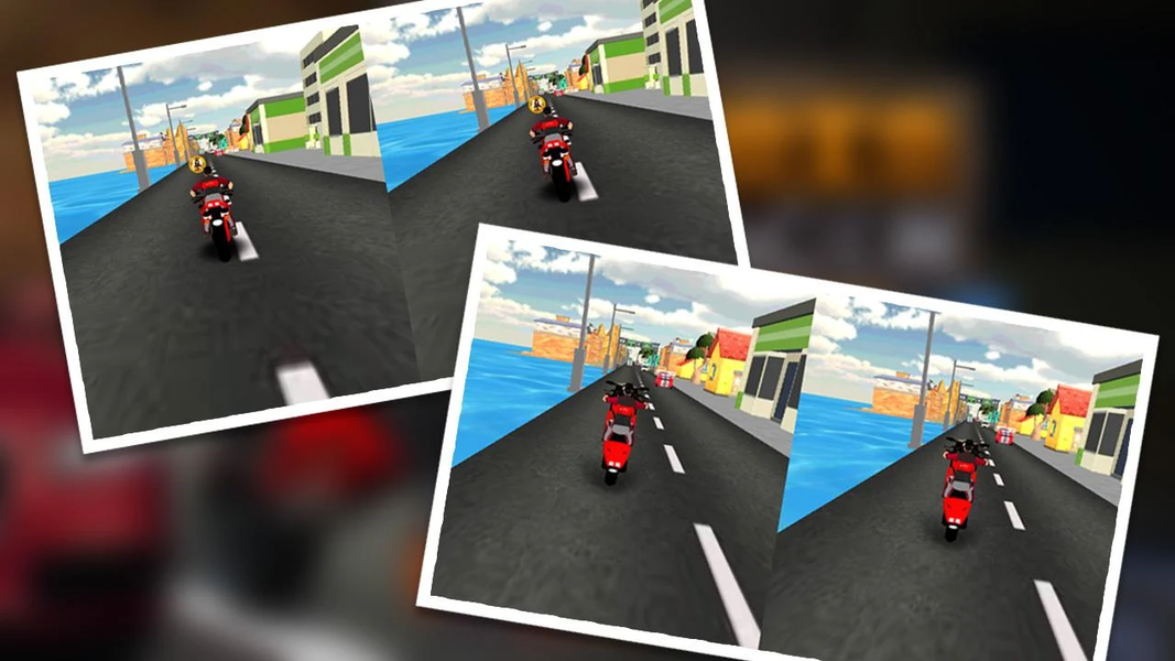 Moto Racer VR - Gameplay image of android game