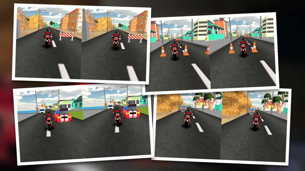 Moto Racer VR - Gameplay image of android game