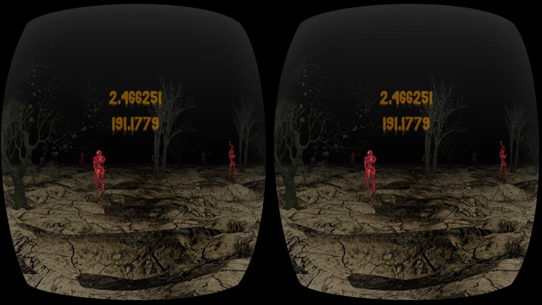 VR Zombie Runner - Gameplay image of android game