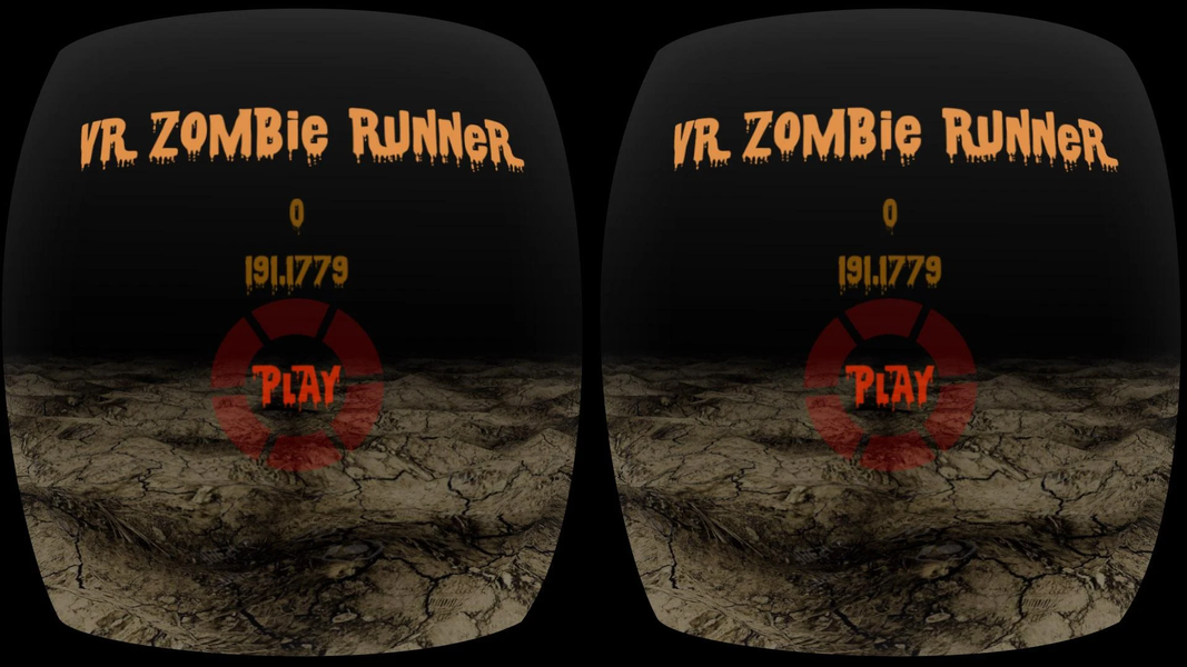 VR Zombie Runner - Gameplay image of android game