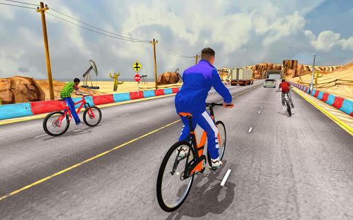 Real Bike Cycle Racing 3D: BMX - Gameplay image of android game