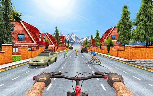 Real Bike Cycle Racing 3D: BMX - Gameplay image of android game