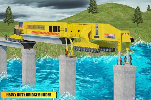 Bridge Construction River Road: 2019 Builder Games - عکس بازی موبایلی اندروید