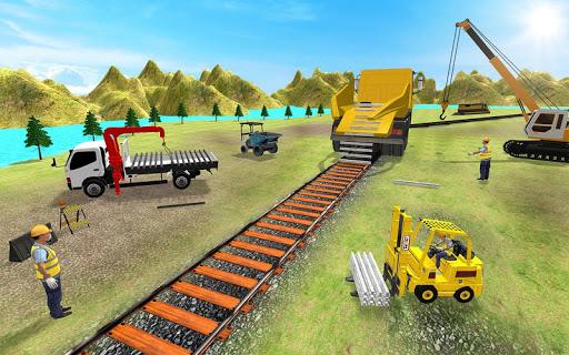 Train Track Construction Free: Train Games - Gameplay image of android game