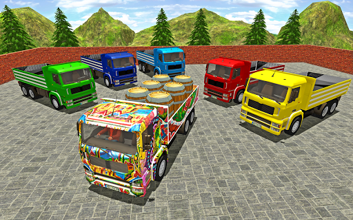 Truck Driving 3D Truck Games - Gameplay image of android game