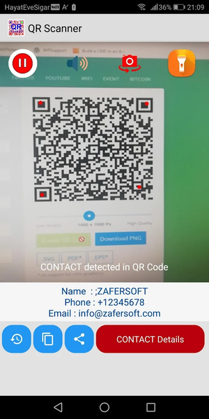 QR Scanner - عکس برنامه موبایلی اندروید