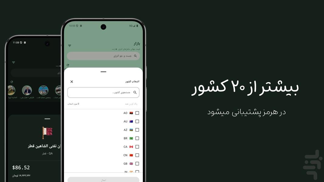 هرمز | قیمت جهانی انرژی - عکس برنامه موبایلی اندروید