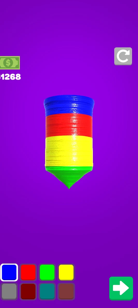 Wood Carving Turning Paint 3d - Gameplay image of android game