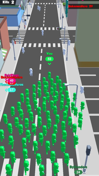 Crowd Rush - City of Town - Gameplay image of android game