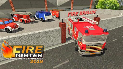 Firefighter Rescue Engine Simulator 2018 - Image screenshot of android app