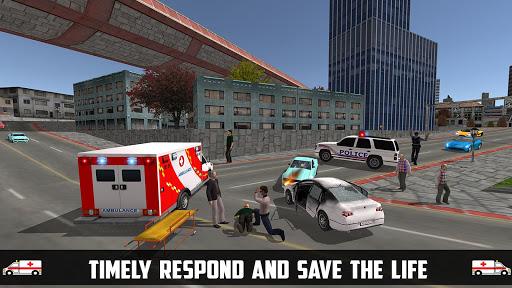 Ambulance Games Driving Sim ۳D - عکس بازی موبایلی اندروید