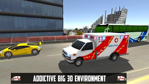 Ambulance Games Driving Sim ۳D - عکس بازی موبایلی اندروید