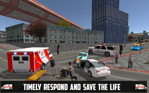 Ambulance Games Driving Sim ۳D - عکس بازی موبایلی اندروید