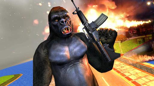 Angry Apes Attack Survival War - Gameplay image of android game