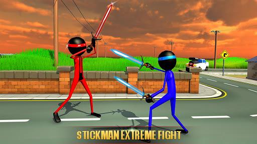 Stickman Ninja War Extreme Fight 3D - Gameplay image of android game