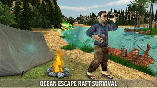 Ocean Escape Raft Survival Sim - عکس بازی موبایلی اندروید