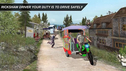 Off-Road Chingchi Rickshaw Sim - Gameplay image of android game