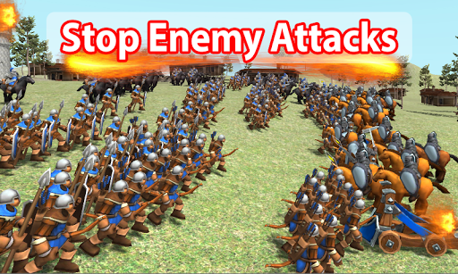 Medieval Wars: Hundred Years War 3D - Gameplay image of android game