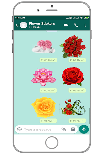 WAStickerApps - Flower Sticker - عکس برنامه موبایلی اندروید