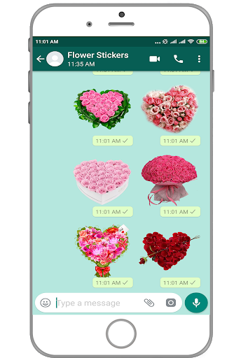 WAStickerApps - Flower Sticker - عکس برنامه موبایلی اندروید