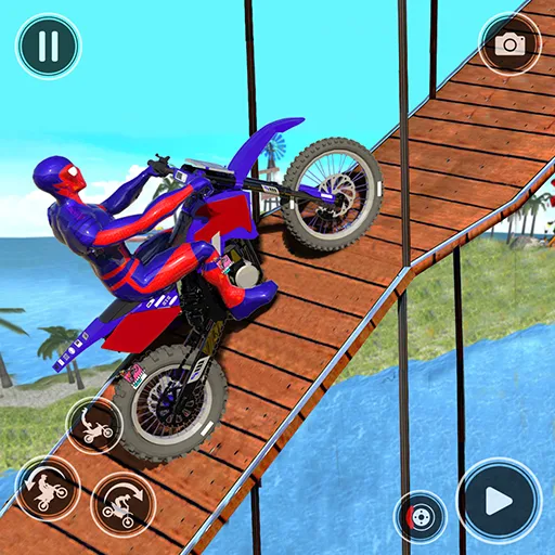 Bike Game Motorcycle Race - Gameplay image of android game