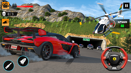 Police Chase Car Games - Gameplay image of android game