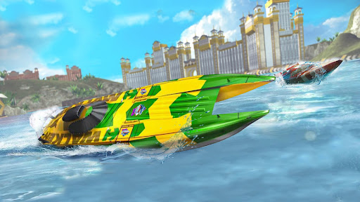 Race Boat Simulator - 3D Stunt Racing Driving Ship in Ocean for